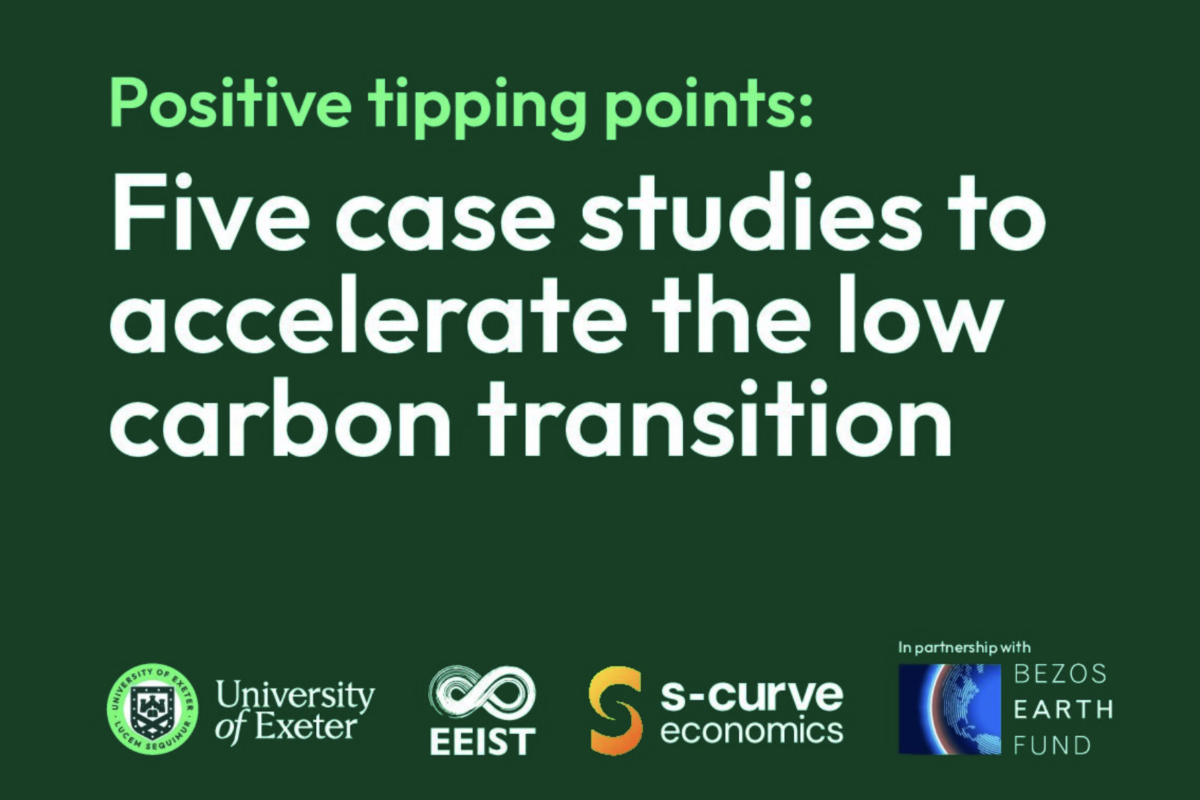 Positive tipping points: five case studies to accelerate the low carbon transition