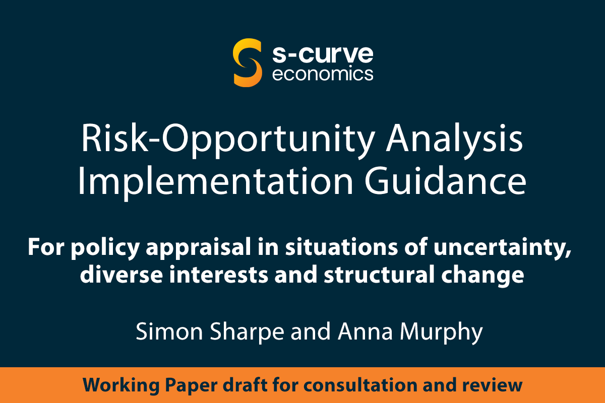 Risk Opportunity Analysis Implementation Guidance – draft working paper